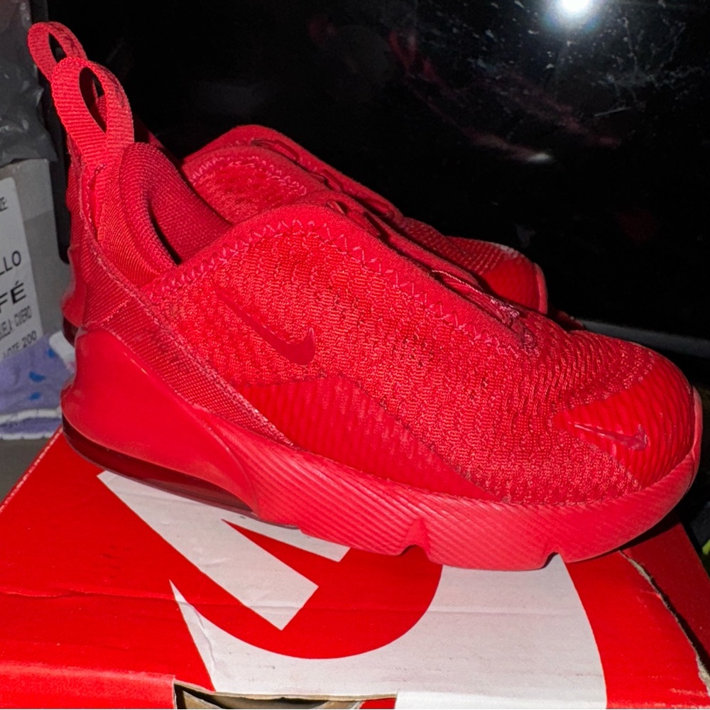 Nike Kids Red Slip-On Sneakers